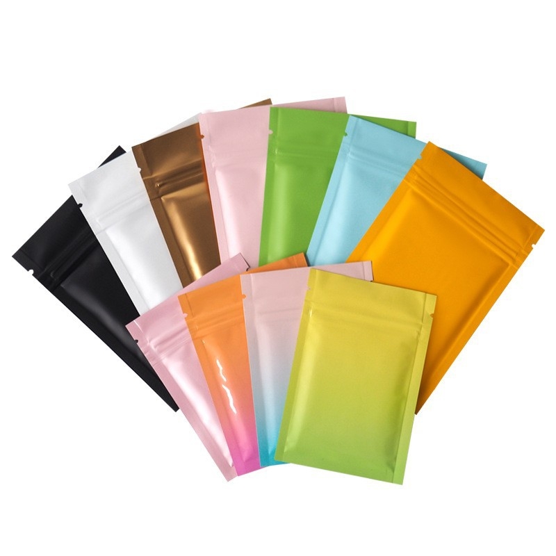 100pcs Colored Resealable Zip Locks (8 * 12cm) - Image 2