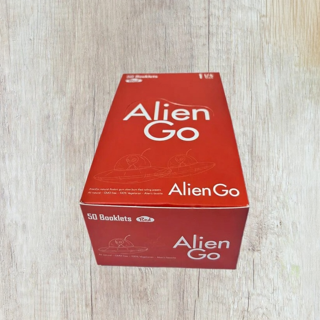 Alien Go RED Colored Rolling Paper – 1 1/4 Size