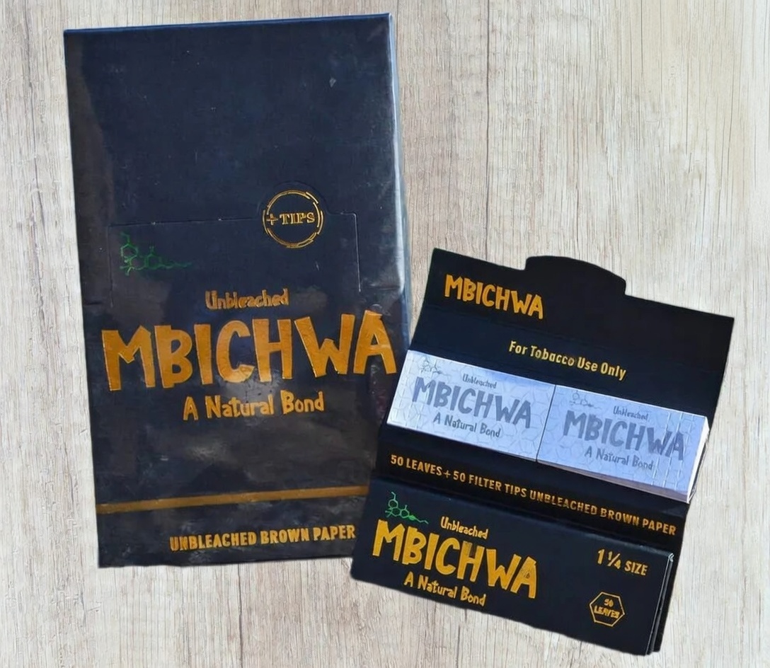 MBICHWA Brown 1 1/4 Size Rolling Paper