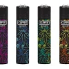 CLIPPER | NEON LEAVES Classic Re-fillable Lighter
