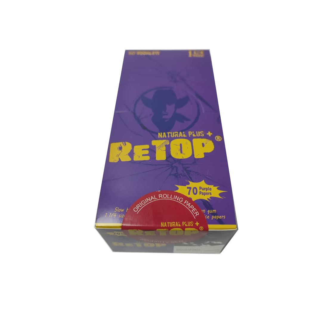 ReTop Purple Colored Rolling Papers – 1¼ Size (79mm) - Image 4