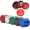 4-Layer Zinc Alloy Herb Grinder — 63mm Compact Metal Grinder